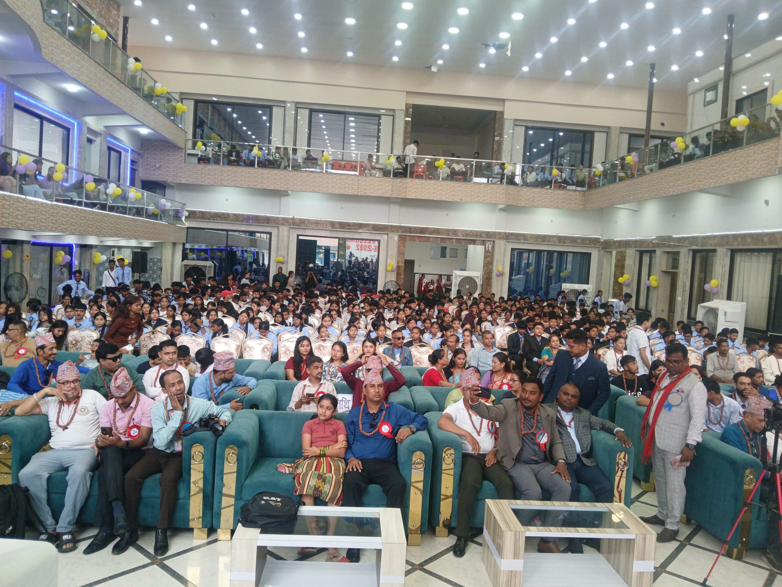 विराटनगरको कान्तिपुर कलेजद्धारा १०६५ विद्यार्थीको स्वागत
