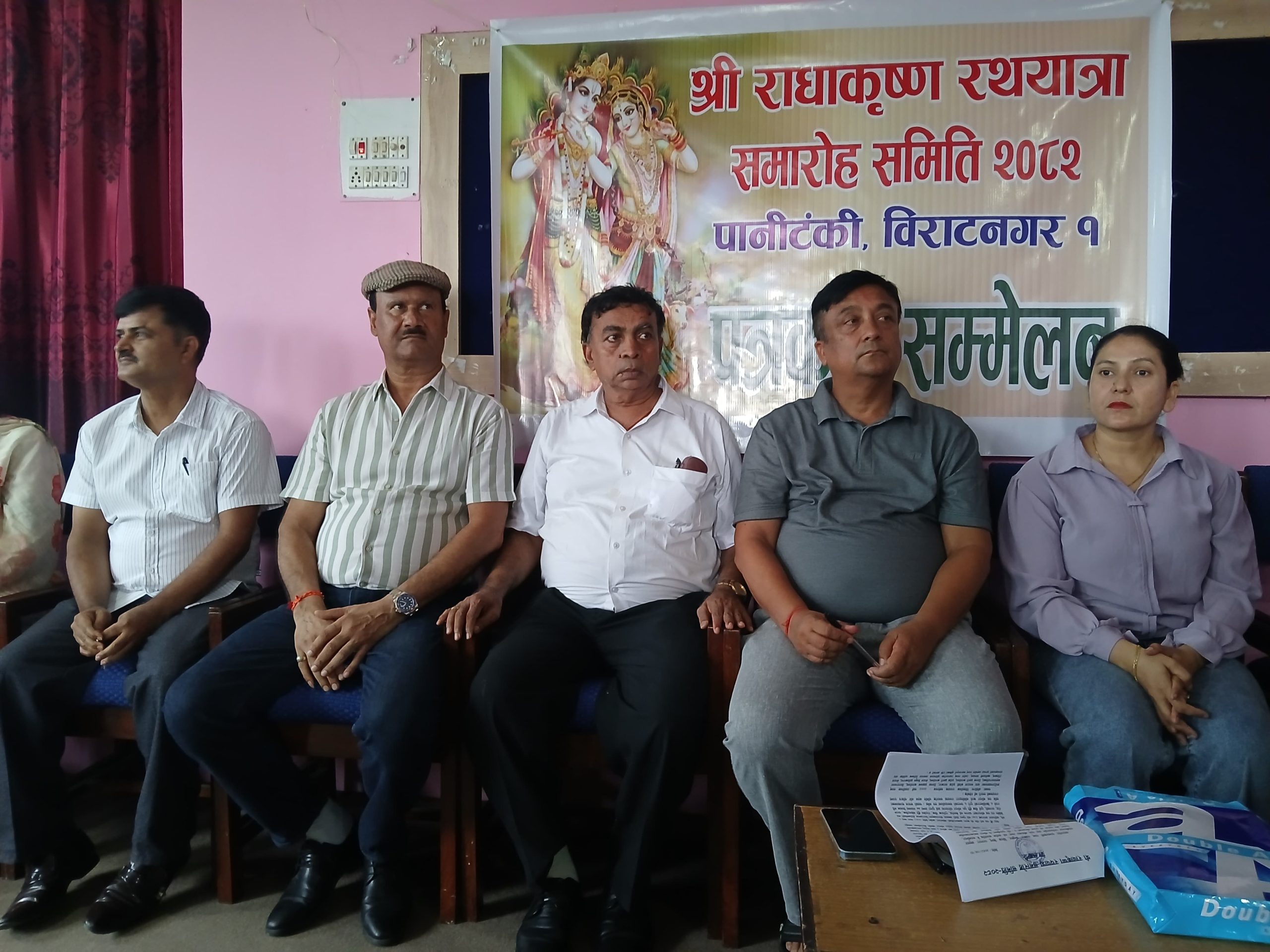 विराटनगरमा निकिलिने ऐतिहासिक श्रीराधाकृष्ण रथयात्राको तयारी तीव्र