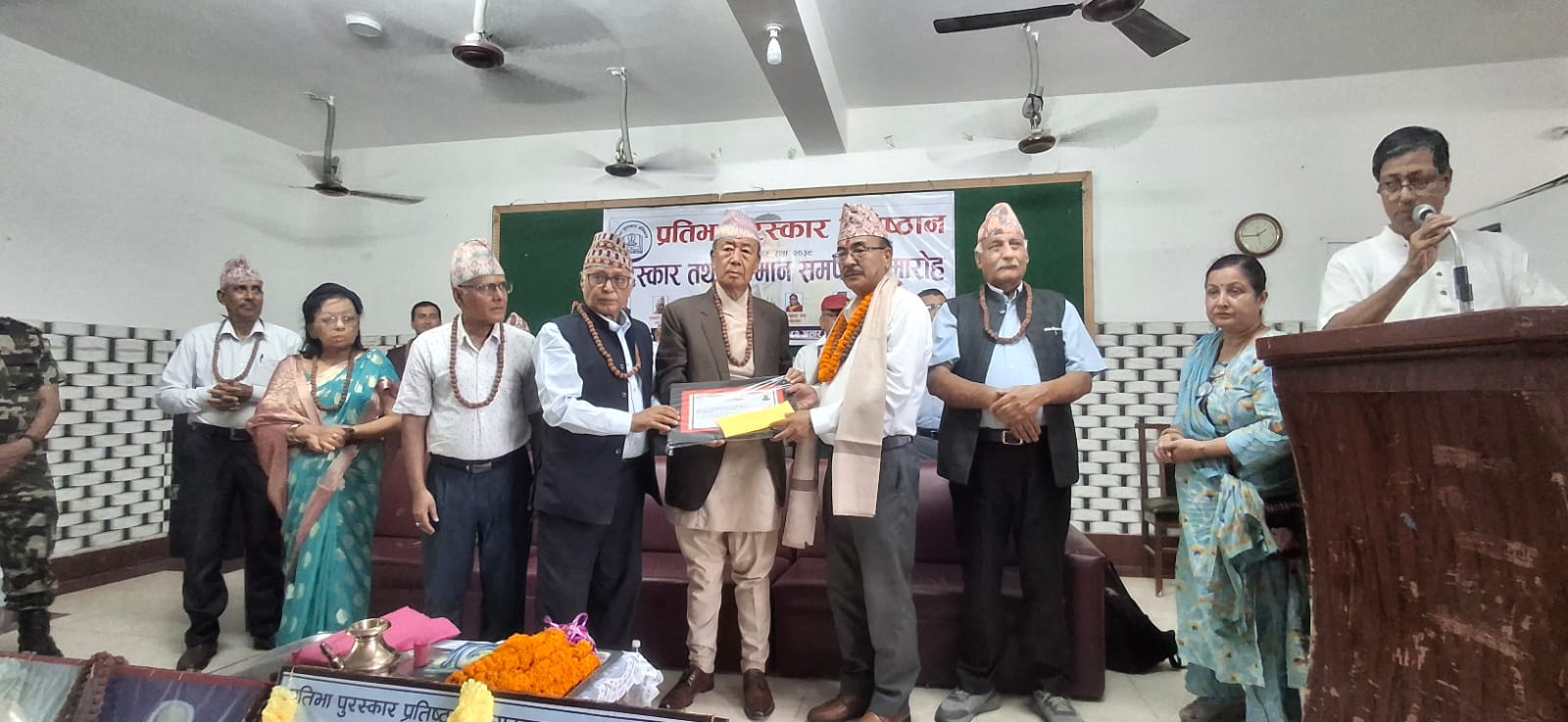 प्रतिभा पुरस्कार प्रतिष्ठानद्वारा आठ जना स्रष्टा पुरस्कृत