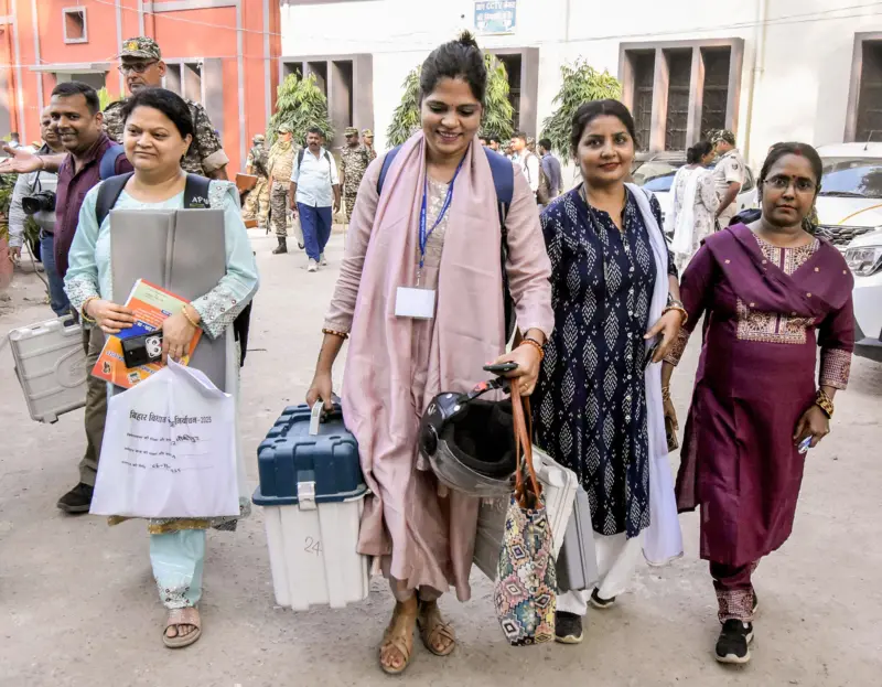 भारतको बिहारमा आज विधानसभा निर्वाचन हुँदै