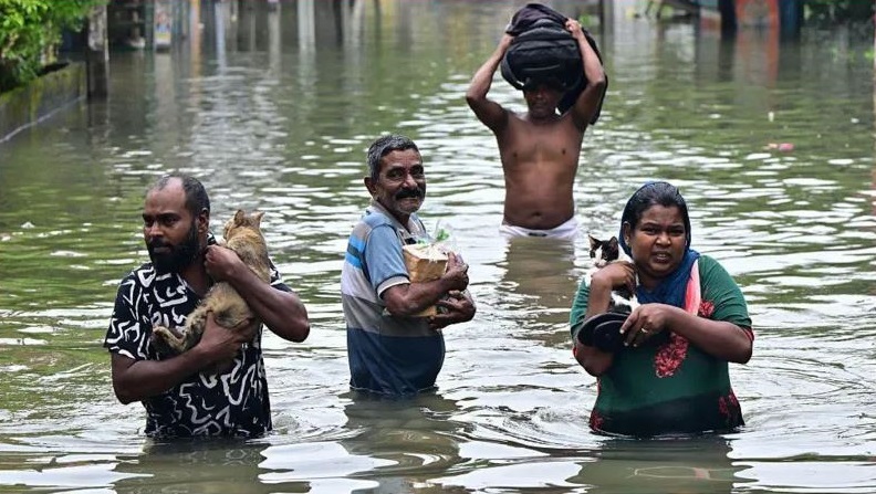 दक्षिण एशियाका केही देशमा बाढीको प्रकोप : श्रीलङ्कामा आपतकाल घोषणा