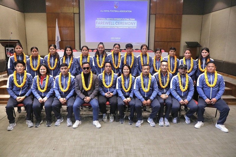 साफ फुटसल च्याम्पियनसिपको महिलातर्फ आज नेपालले श्रीलङ्कासँग खेल्दै