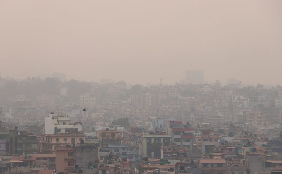 काठमाडौंको वायु प्रदूषण ‘अति अस्वस्थकर’ स्तरमा